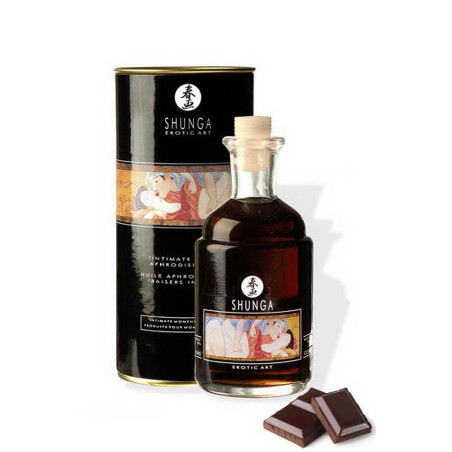 Huile de massage chauffante Shunga CHOCOLAT