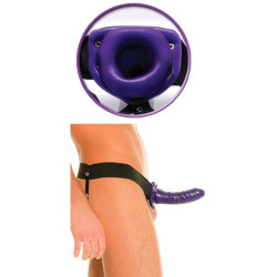 Gode ceinture creux Fetish Hollow Strap on Purple