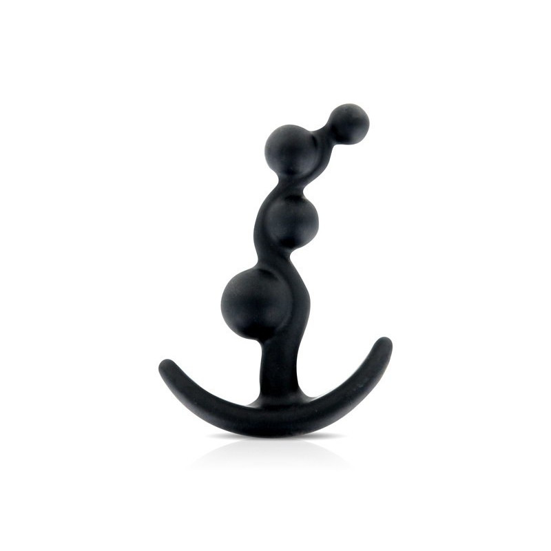 SMILIING BUTT PLUG 3.5 BLACK