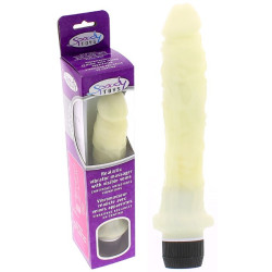Vibromasseur réaliste phosphorescent  24 cm