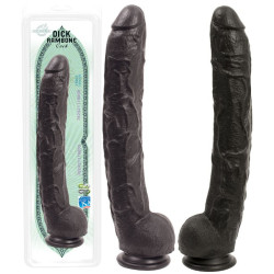 Gode ventouse XXL réaliste DICK RAMBONE noir 43CM