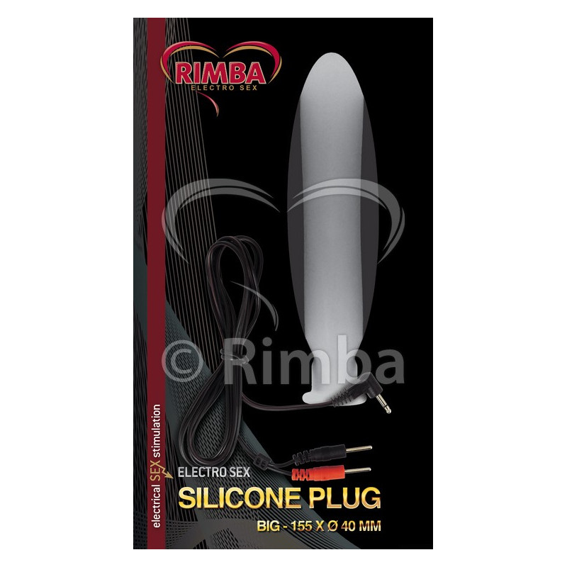 Rimba Electro Dildo silicone, bi-polair