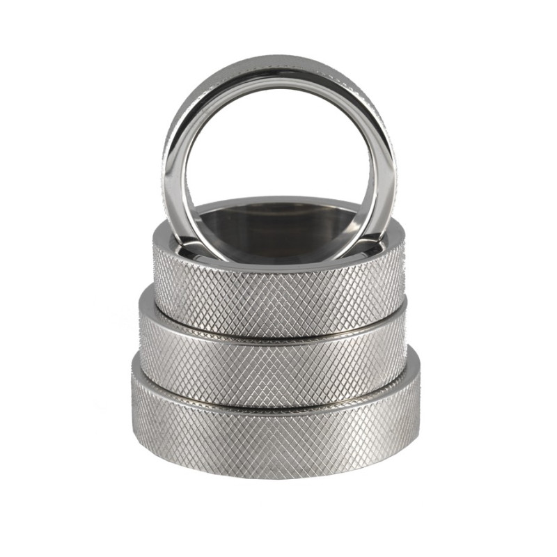 Cockring Rimba Inox lourd hauteur et largeur 1.5cm