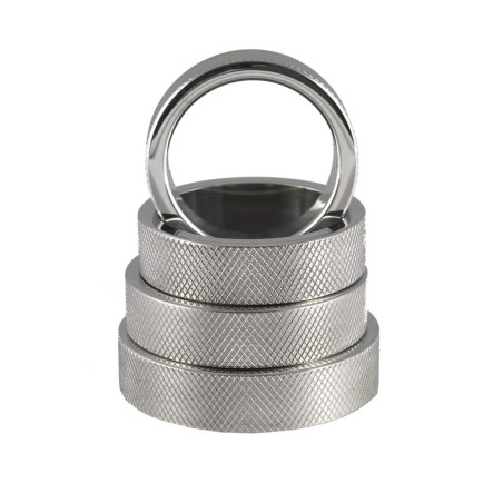 Cockring Rimba Inox lourd hauteur de 1.5cm