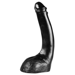 Gros Godemiché XXL ALL BLACK Curved 31.5 cm