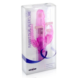 Vibro Rabbit triple DUAL PLEASURE PINK