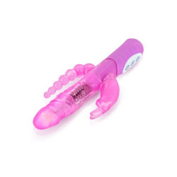 Vibro Rabbit triple DUAL PLEASURE PINK