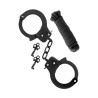 METAL CUFFS & ROPE BLACK