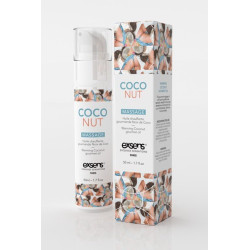 Huile de massage chauffante Noix de coco Exsens