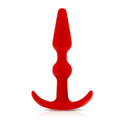 SMILIING BUTT PLUG 3.5P RED