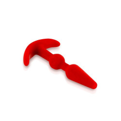 SMILIING BUTT PLUG 3.5P RED