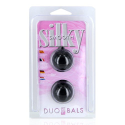 SILKY SMOOTH DUO BALLS BLACK