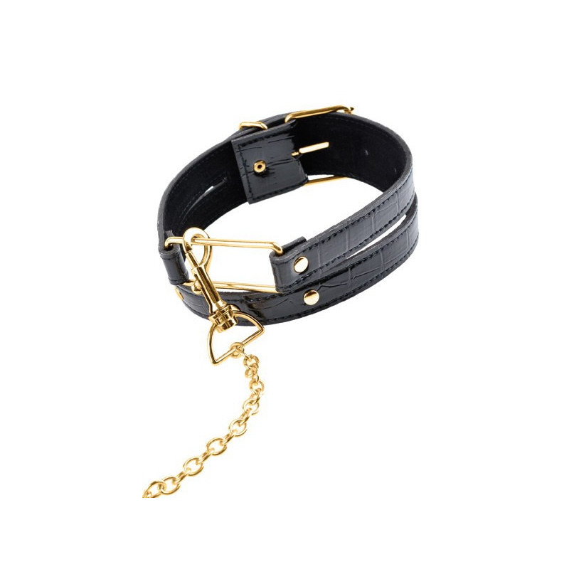 FANTASY GOLD COLLAR & LEASH