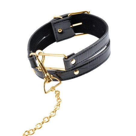 FANTASY GOLD COLLAR & LEASH