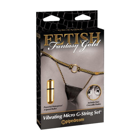 VIBRATING MICRO G-STRING SET