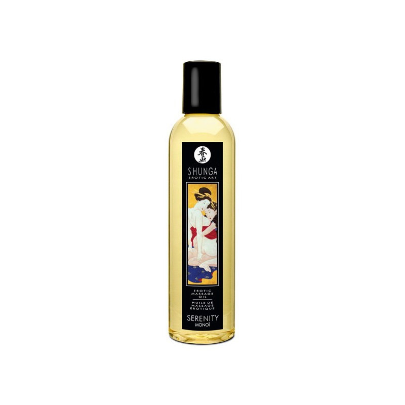 Huile Massage Shunga SERENITY MONOI 250 mL