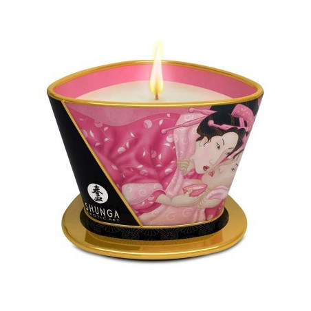 Chandelle à Massage shunga 170ml Rose