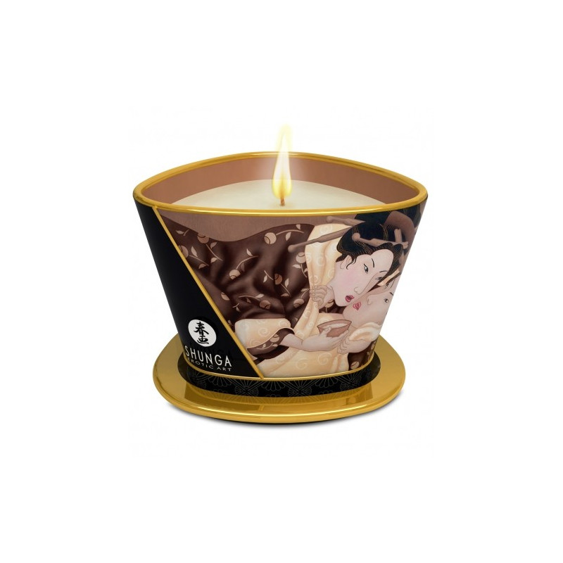 Chandelle à Massage shunga 170ML Chocolat