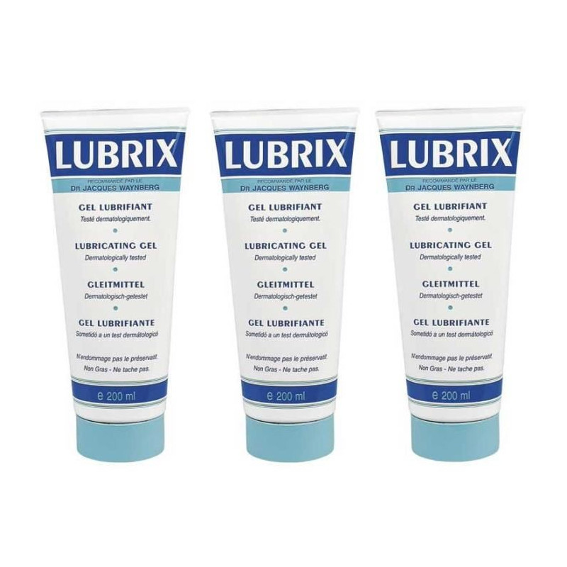 LOT 3 LUBRIFIANTS LUBRIX 200ML