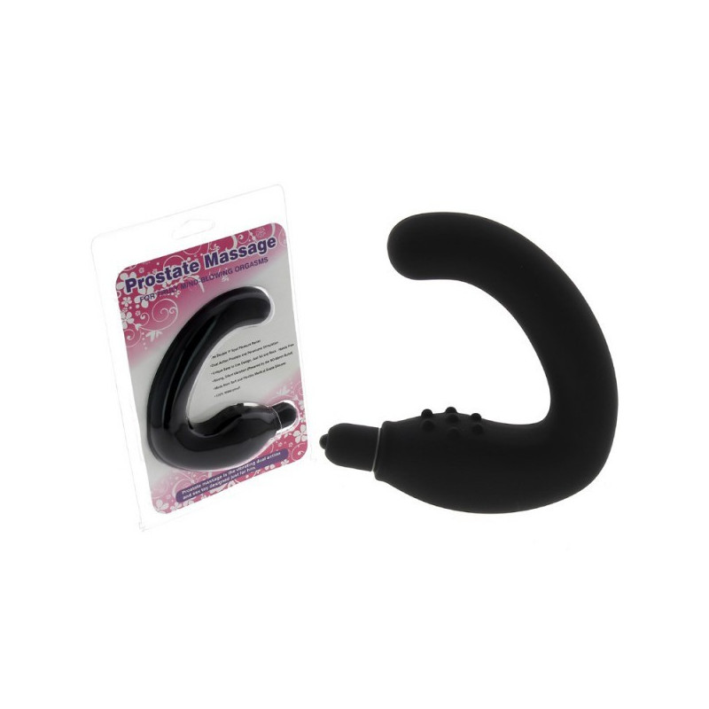 Vibromasseur Prostate Massager noir en silicone