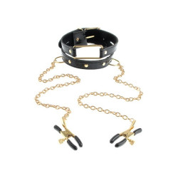 FANTASY GOLD COLLAR NIPPLE CLAMP