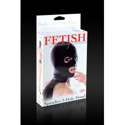 Cagoule Fetish fantasy Series SPANDEX 3 hole hood