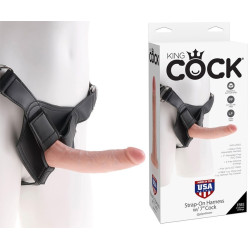 Gode ceinture réaliste King Cock 19 cm