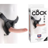 Gode ceinture réaliste King Cock 19 cm