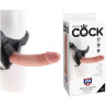 Gode ceinture réaliste King Cock  23 cm