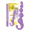 Gode anal Smile Bowler mauve en silicone