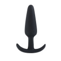 Plug Anal Spoody toys en silicone Ancre noir - 8 cm
