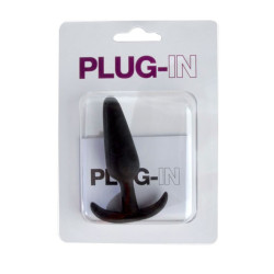 Plug Anal Spoody toys en silicone Ancre noir - 8 cm