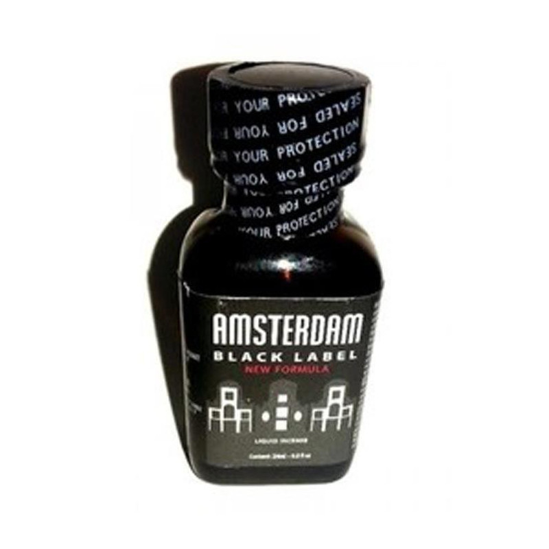 POPPERS - AMSTERDAM BLACK LABEL - 24 ML