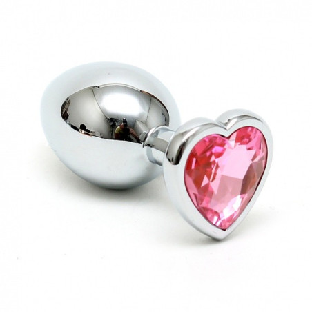 RIMBA - ANUS PIQUET PETIT CRISTAL COEUR ROSE