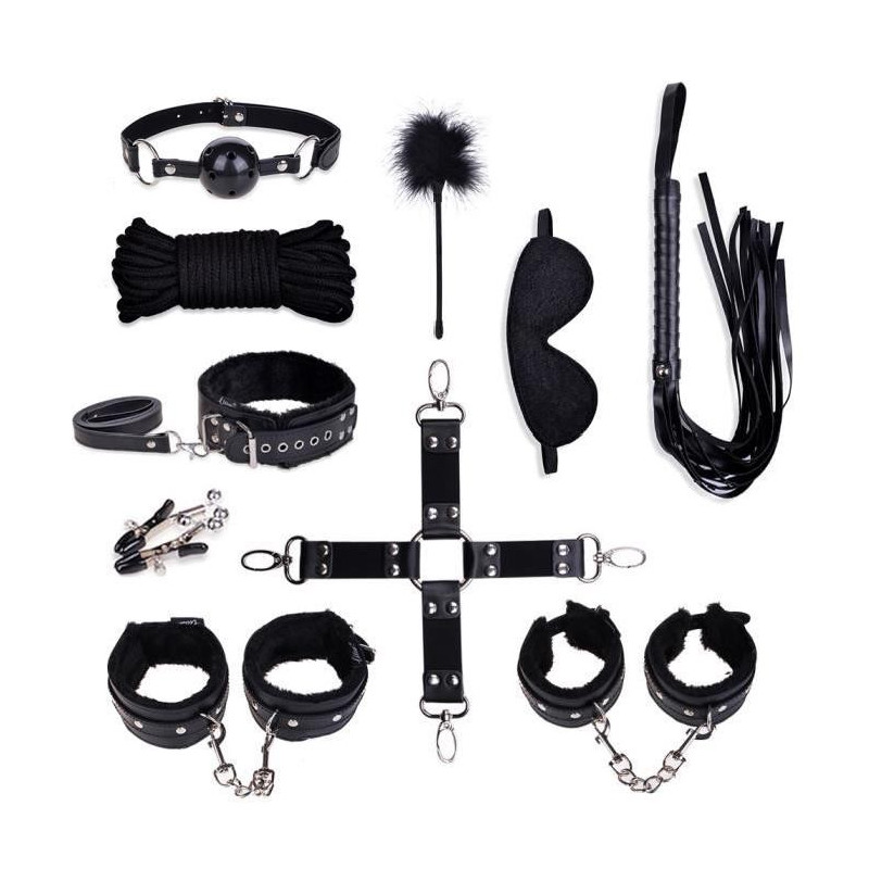 Set de bondage attaches 10 pièces