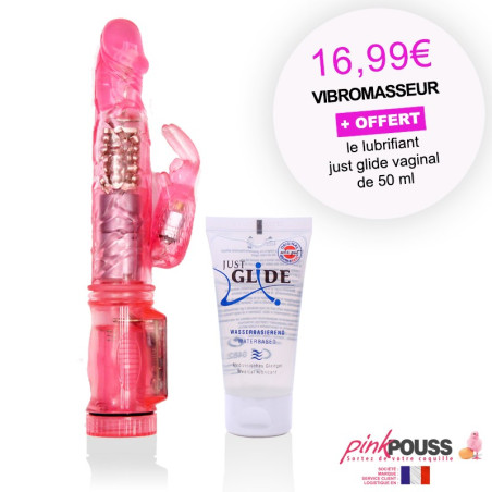 Pack Vibromasseur Rabbit et lubrifiant 50ml