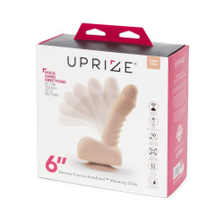 UPRIZE - 6 INCH AUTOERECT VIBRATING DILDO