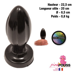 Plug Anal Dark Crystal 22,5x20 cm