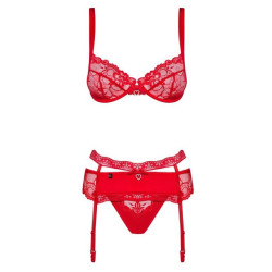 Ensemble Heartina Set Rouge