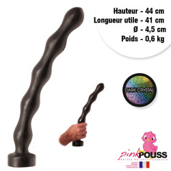 Chapelet anal Dark Crystal de 44 cm