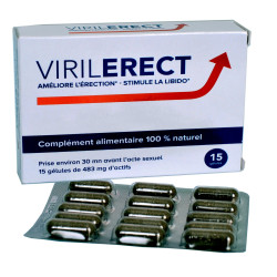 VirilErect -15 gélules - stimulant pour bander plus fort
