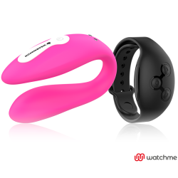 WEARWATCH DUAL PLEASURE WIRELESS TECHNOLOGY WATCHME FUCHSIA / JET BLACK