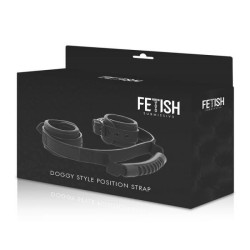 FETISH SUBMISSIVE CUFFS WITH PULLER