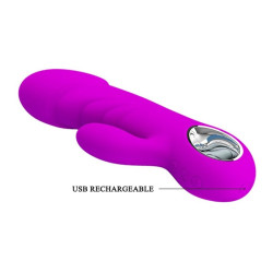 Vibromasseur Rabbit USB Pretty Love PRESCOTT