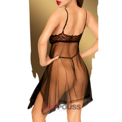 Nuisette Naughty doll - Noire