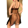 Nuisette Naughty doll - Noire