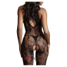 Combi sexy Criss Cross Neck Noir