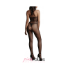 Combinaison sexy Fishnet & Lace Noir