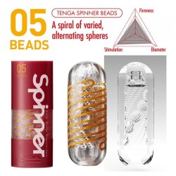 Masturbateur Tenga Spinner 05 Beads – Stimulation Spiralée & Billes |