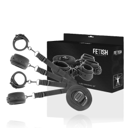 Fetish Submissive – Ensemble Menottes et Liens Néoprène Confort